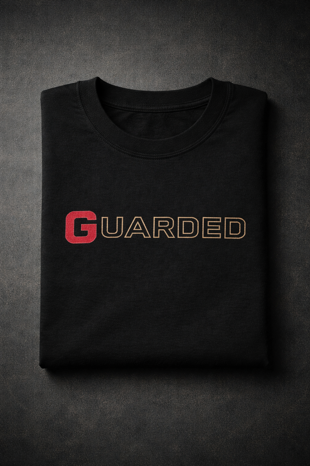 Core Tee, Onyx / Signal Red